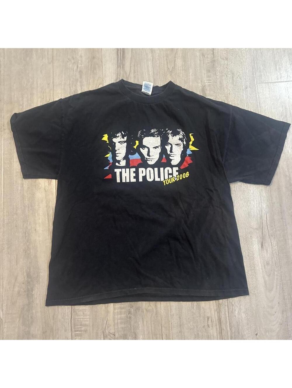 Police Men's Black Tshirt